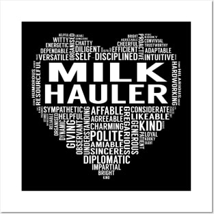 Milk Hauler Heart Posters and Art